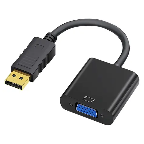 Adaptér DisplayPort na VGA IADPVGA / Redukce / DisplayPort (M) - VGA (F) / stříbrná / 1080p