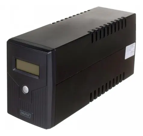 Digitus Line-Interactive LCD Basic / Záložní zdroj UPS / 800VA/480W / 12V/9Ah / AVR / 2x Schuko
