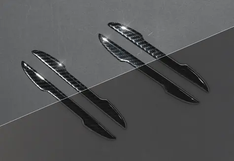Compass Chránič dveří CARBON 4ks / Chránič dveří / Samolepicí / Karbonový design