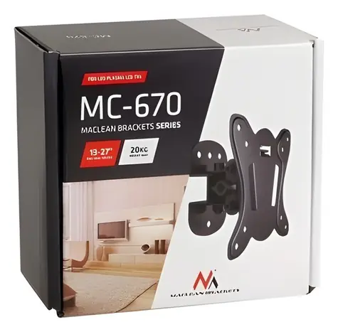 Maclean MC-670 / Nástěnný držák pro TV / 13-27