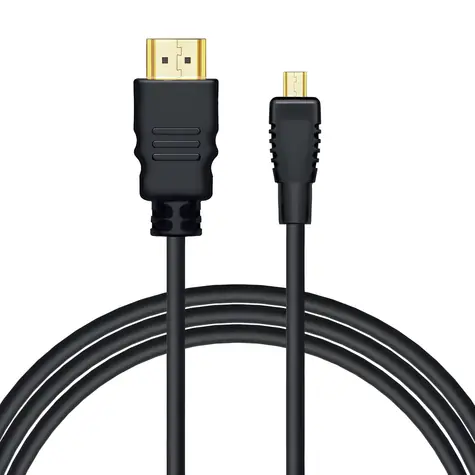 Kabel HDMI (M) - micro HDMI (M) s Ethernetem / Video kabel / 2 m / High Speed