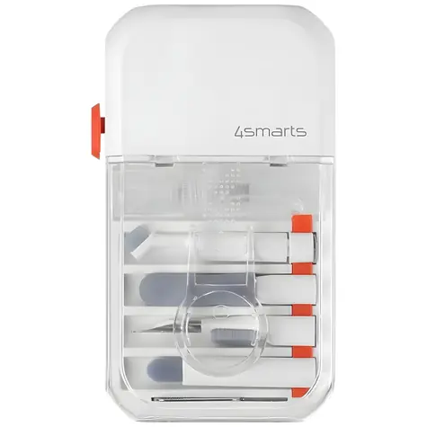 4smarts Cleaning Kit 10in1 bílá / Čisticí sada / telefony, sluchátka, notebooky, klávesnice
