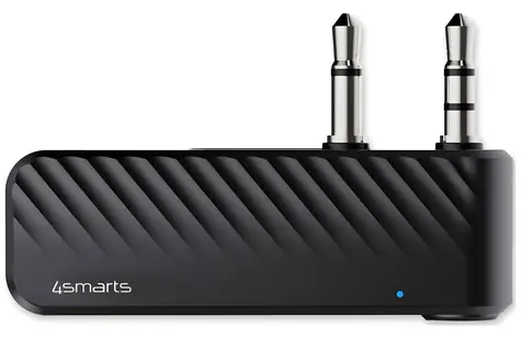 4smarts B9 černá / Bluetooth audio vysílač / Bluetooth 5.1 / AUX 3.5 mm / výdrž 10h