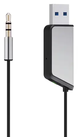 TR-16 Bluetooth vysílač a přijímač AUX šedá / Bluetooth adaptér / Handsfree / USB