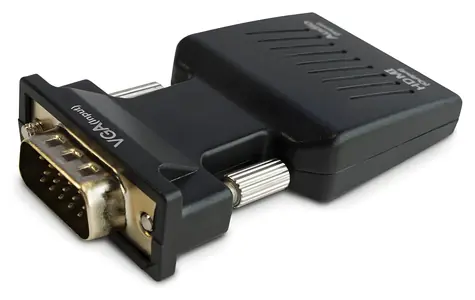 Adaptér VGA na HDMI + audio CL-145 / Adaptér / Full HD 1080p