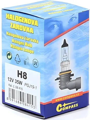 COMPASS Žárovka H8 / 12V / 35W / Patice PGJ19-1
