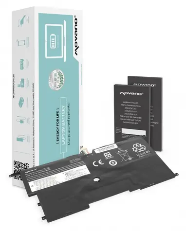 Baterie pro Lenovo ThinkPad X1 Carbon Gen 2/3 / Baterie pro notebook / 2800 mAh / 43 Wh