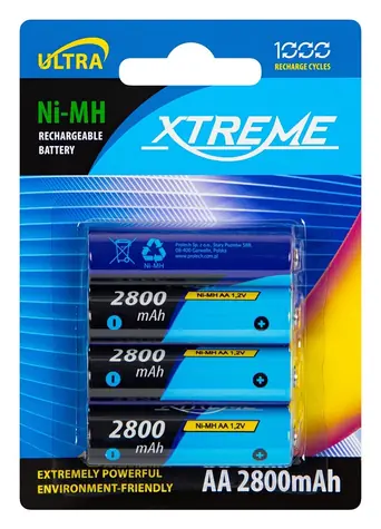 XTREME AA 2800mAh 4 ks / Nabíjecí baterie / Ni-MH / 1,2 V