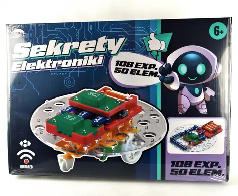 Sada Tajemství elektroniky - Inteligentní vozidlo / Výuková stavebnice / Elektronika pro děti