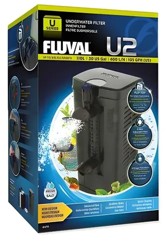 Fluval U2 / Vnitřní akvarijní filtr / 400 l/h / regulace průtoku / 50-100 l