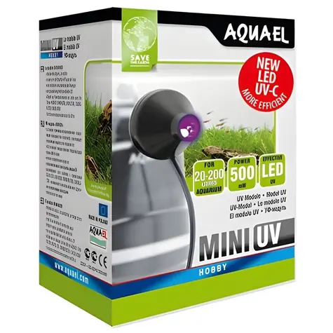 Aquael Mini UV-C / Sterilizátor / Do 150 l / 5x3 cm