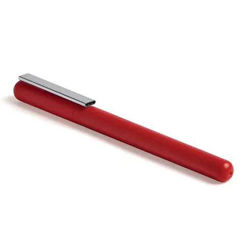 Lexon C-Pen tmavě červená / Propiska s USB-C flash diskem / 32GB