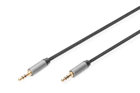 Digitus DB-510110-018-S / Audio kabel / Jack 3,5 mm / 1,8 m