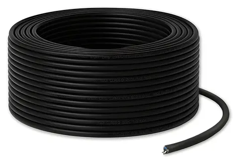 Síťový kabel UTP Cat6 100 m černý / Síťový kabel / UTP / 1 Gb/s