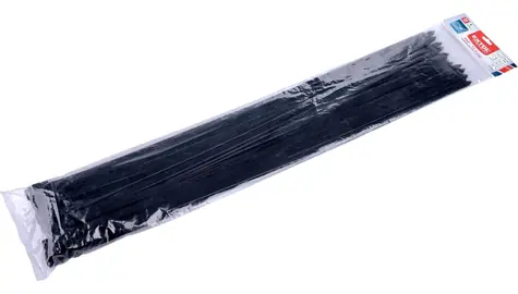 EXTOL-PREMIUM Stahovací pásky na kabely 900x12,4mm černé / 50 ks / nylon PA66 / UV odolné / -40 až 85°C