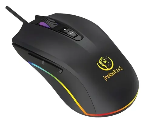 Rebeltec Predator / Herní myš / drátová / až 6400 DPI / 7 tlačítek / USB