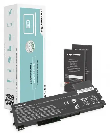 Baterie VV09XL, 808452-001 pro HP ZBook 15 G3, 15 G4 / Baterie pro notebook / 4600 mAh / 52 Wh