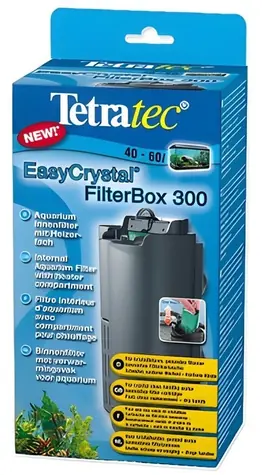 Tetra EasyCrystal Box 300 / Vnitřní filtr do akvária / 300 l/h / s prostorem pro topítko