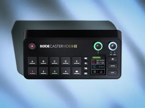 Rode RODECaster Video S černá / Video mixážní pult / HDMI / USB-C / Bluetooth / WLAN