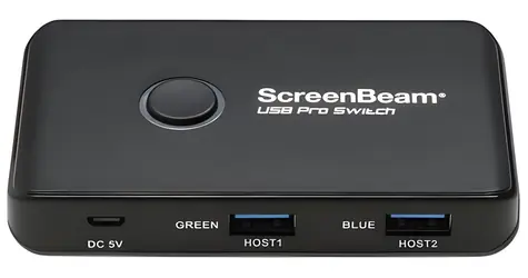 ScreenBeam USB Pro Switch černá / USB přepínač / 6x USB 2.0 / Kompatibilní se ScreenBeam