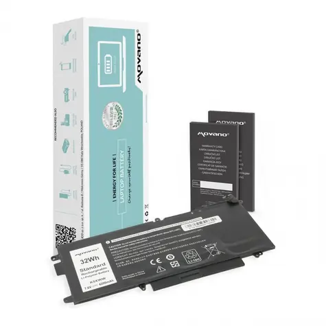 Baterie K5XWW pro Dell Latitude 5289 7390 2-in-1 / Baterie pro notebook / 4200 mAh / 32 Wh