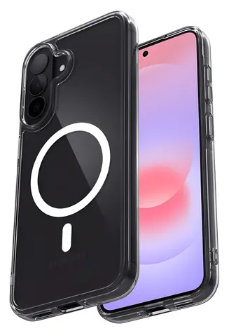 Crong Hybrid Clear transparentní / Kryt / Samsung Galaxy A37, A36 / MagSafe / Hybridní
