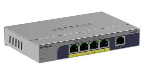 Switch 5 portů Gigabit Ethernet PoE+ / Switch / 5x GbE / PoE+ / neřízený