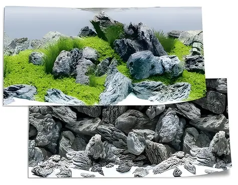 Juwel Akvarijní pozadí 4 S oboustranné / Akvarijní pozadí / 60 x 30 cm