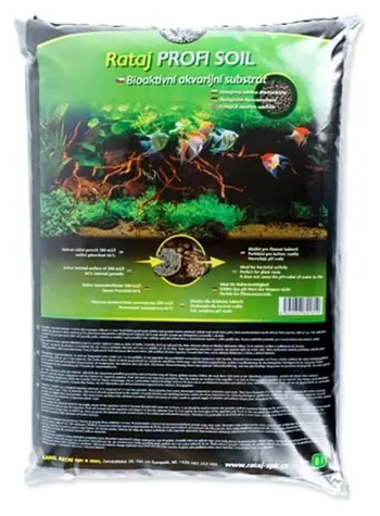 RATAJ Profi Soil 8l jemnozrnný / Akvarijní substrát / 1-2 mm / bioaktivní / hnědá