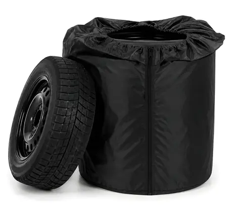 SIXTOL CAR TIRE COVER UNI / Vak na uskladnění pneumatik / pro 4 pneumatiky / 80 × 120 cm