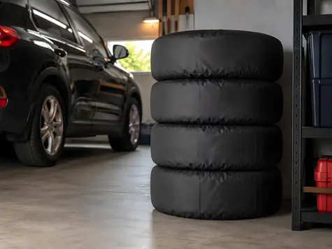 SIXTOL CAR TIRE COVER BASIC XL / Ochranný obal na pneumatiky / 17