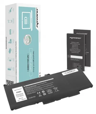 Dell baterie pro Latitude 5300, 5310, 7300, 7400 MXV9V / Baterie pro notebook / 7200 mAh / 55 Wh