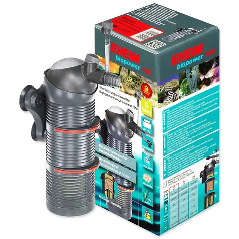 Eheim Biopower 160 / Vnitřní akvarijní filtr / 180-550 l/h / pro akvária 100-200 l / regulace průtoku