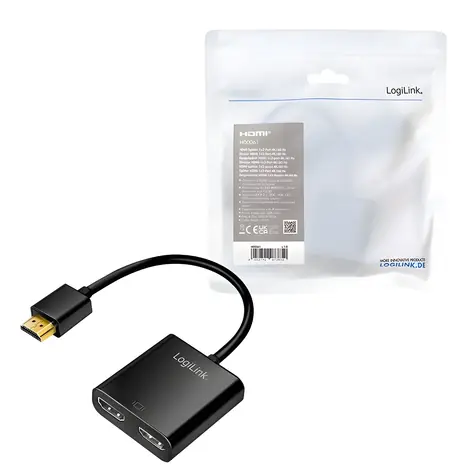 HDMI splitter 1x2 porty / HDMI splitter / 4K 60Hz