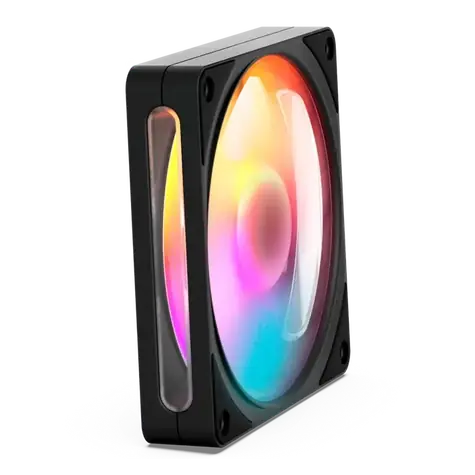 NZXT F120 RGB černá / Ventilátor / 120 mm / FDB ložisko / RGB LED / 4-pin PWM
