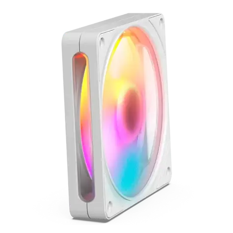 NZXT F120 RGB bílá / Ventilátor / 120mm / FDB ložisko / 33,05 dB / 2400 RPM / 70,67 CFM / 4-pin PWM