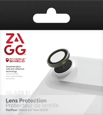 ZAGG InvisibleShield Premium Camera zelená / Ochrana čoček fotoaparátu / Apple iPhone Air / Tvrzené sklo