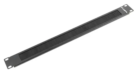 Lanberg AK-1101-B černá / Kartáčový panel / 19