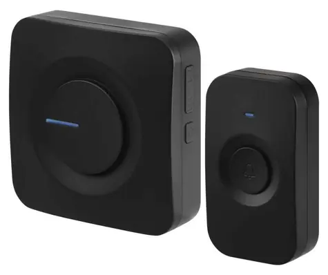 EMOS P5728 černá / Bezdrátový zvonek / dosah 180 m / 52 melodií / 433 MHz