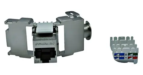 Schrack Keystone modul RJ45 SFA stíněný / Keystone modul / Cat.5e / samozářezový