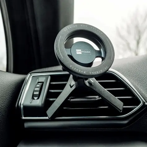 ER Magnetic Vent Mount s trojnožkou / Magnetický držák do auta / do ventilační mřížky / MagSafe kompatibilní