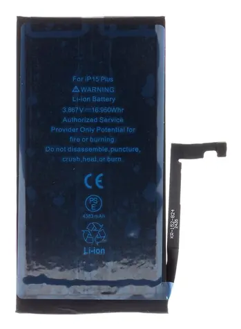 Noname Baterie pro iPhone 15 Plus 4383mAh / Baterie pro mobilní telefony / Li-Ion / resetovaná / Bulk