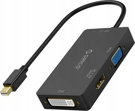 Orico Adaptér Mini DisplayPort na HDMI, VGA, DVI / Redukce / 3v1