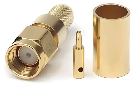 OEM Konektor RSMA Male, závit zevnitř / Konektor / RSMA / Male / Dutinka