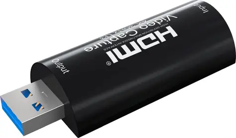 PremiumCord HDMI video grabber černá / Video grabber / HDMI / USB 3.0 / 4K 30Hz vstup