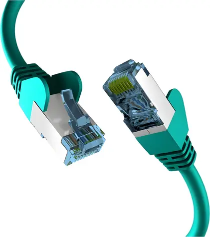 EFB Patch kabel Cat7 0,5 m zelená / Patch kabel / S/FTP / RJ-45 / LSZH