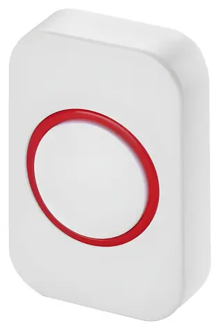 EMOS P5732T / Náhradní tlačítko ke zvonku P5732 / IP44 / dosah 100 m / 433 MHz