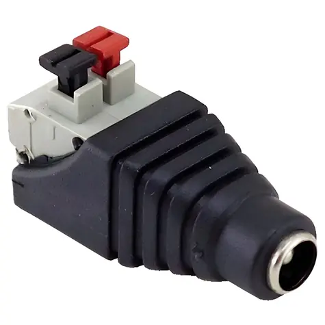 XtendLan Napájecí redukce Jack 5,5/2,1mm samice na rychlosvorku / Napájecí redukce / ke zdroji