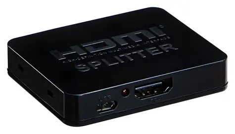 PremiumCord HDMI splitter 1-2 porty černá / Rozbočovač / 4K x 2K / FULL HD / 3D / napájení USB
