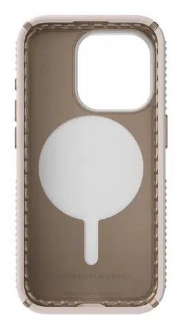 Speck Presidio2 Grip Bleached Bone, Heirloom Gold, Hazel Brown / Kryt / Apple iPhone 15 Pro / MagSafe